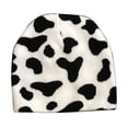 thumbnail image 1 of Opolski Bonnet d'Hiver Doux Mode Chaud Imprimé Zèbre Vache Léopard pour Femmes, 1 of 8
