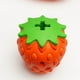 thumbnail image 4 of Bola dispensadora de golosinas para mascotas, juguete para masticar con forma de fresa, rompecabezas de goma para perros, limpieza de dientes, 4 of 5