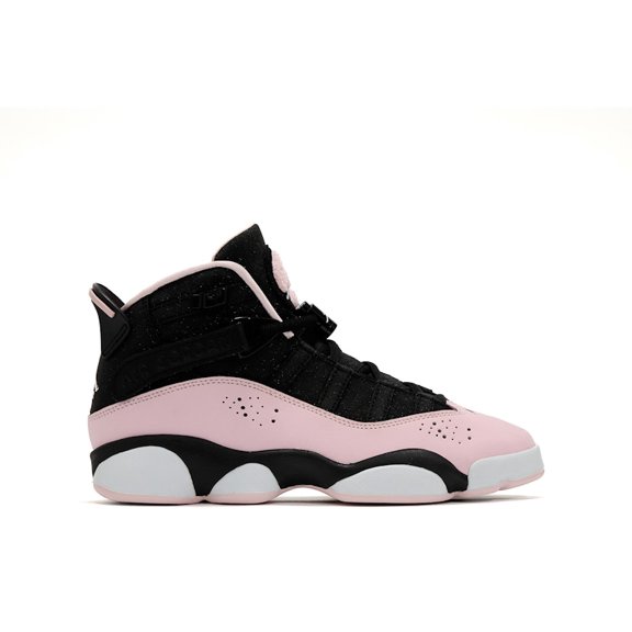 Jordan Kid's 6 Rings Black Pink Foam Shoes, from StockX