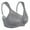 Gray, variant on Women's Minimizer Bra Comfort Non Padded Wireless Full Figure Plus Size Bras,42G