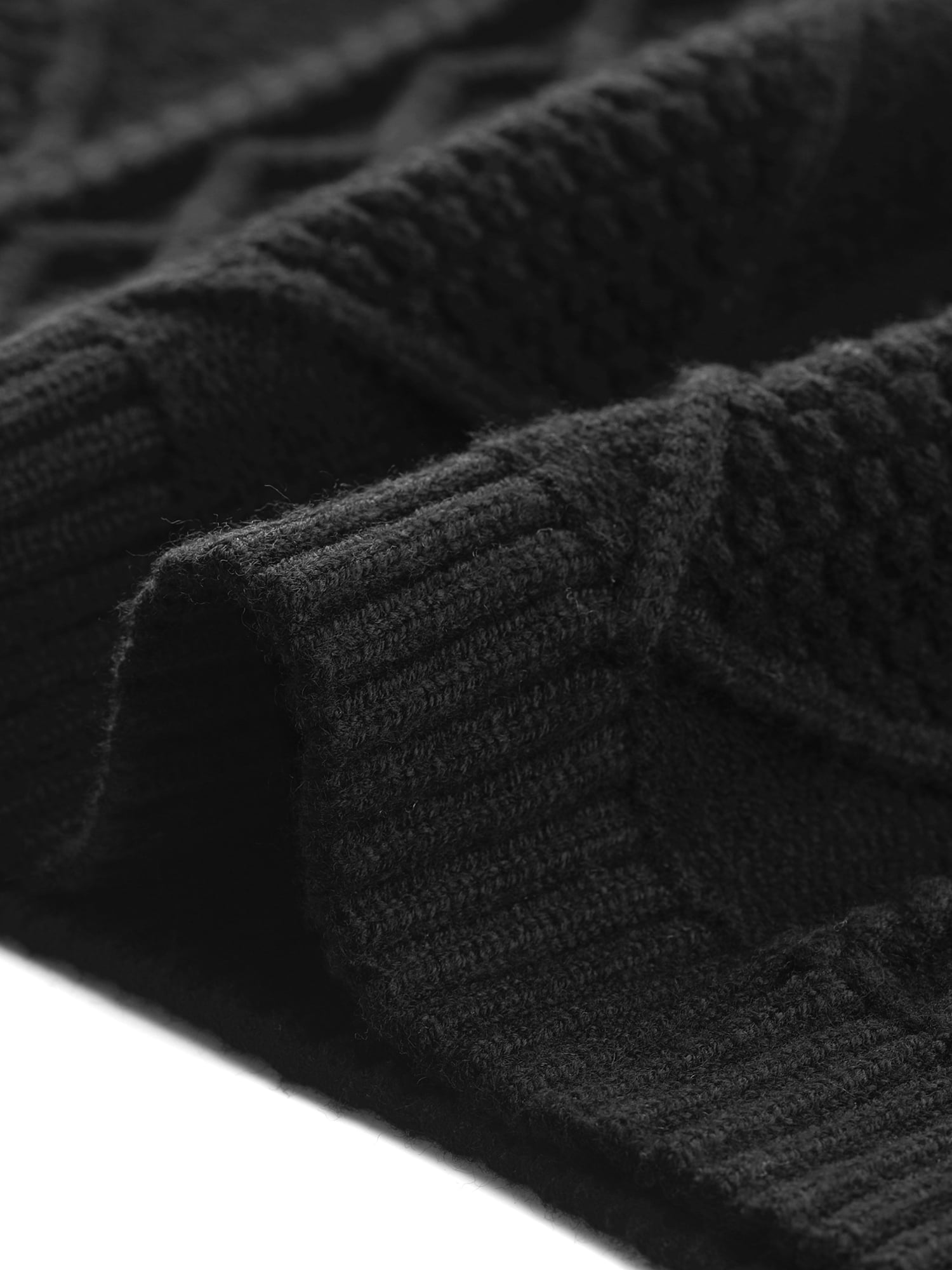 DARING DIVA Women's Ribbed Knit Elastic High Waist Sweater Midi Skirt L Black