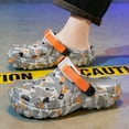 thumbnail image 5 of Men's Garden Clogs Graphic Mules Clog Slip On Beach Sandals for Men Outdoor Slippers with Adjustable Strap, 5 of 14