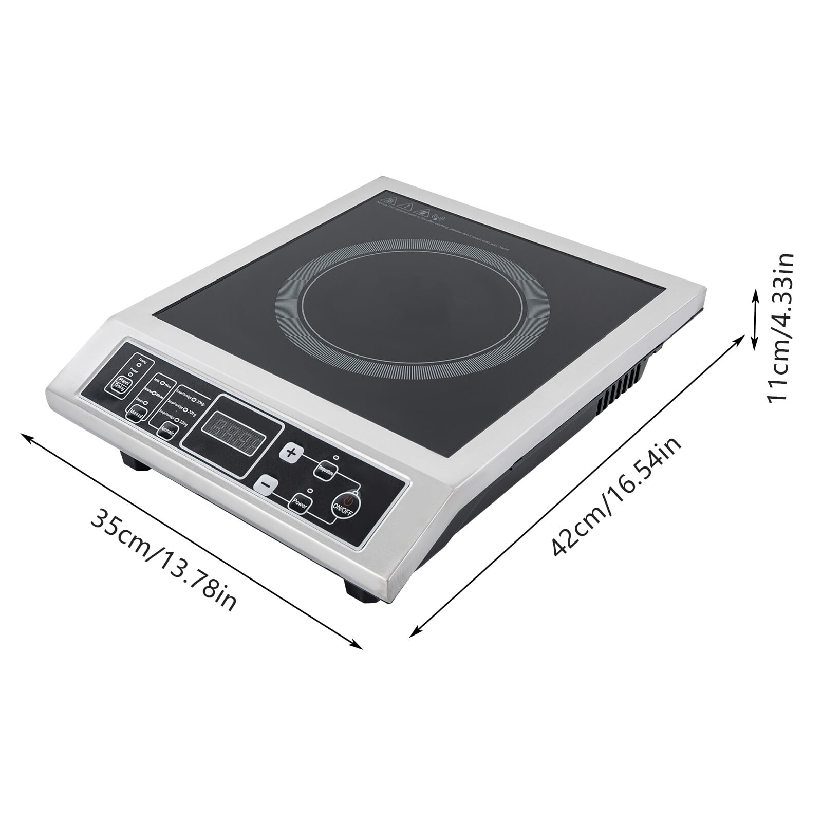 Miumaeov 3500W Induction Cooker Portable Kitchen Countertop Induction Cooktop Burner Electric Hot Stove