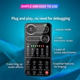 thumbnail image 4 of Riwcyla Voice Changer Portable External Live Sound Card Set with 9 Sound Effects Colorful Light Live Broadcast Microphone Sound Effects Machine for Phone Laptops Computer Games Handheld Sound Card, 4 of 6