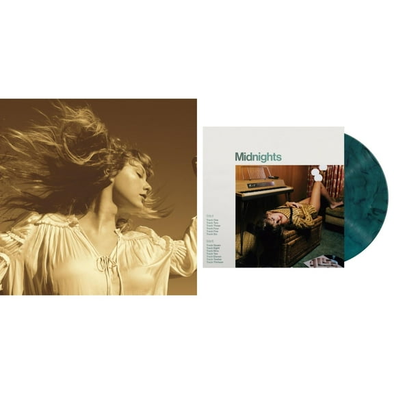 Fearless (Taylor's Version) (Gold Vinyl/3LP) & Midnights (X) (Jade Green LP Vinyl)