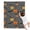 Vintage Halloween Elements, variant on Vintage Halloween Elements Pattern Blanket,Comfortable Soft Flannel Throw Blanket,All Season,Warm Lightweight Blankets for Sofa Bed Couch Living Room Chair,30"x40"