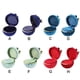 thumbnail image 5 of Qarigey Caja de soporte para joyas, caja de embalaje elegante de satén de pana para el hogar, organizador de aniversario de compromiso de boda, Ropa, zapatos y accesorios Miscelánea collar verde, 5 of 6