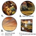 thumbnail image 3 of Designart "Vibrant Vineyard Liquid Canvas I" Vineyard Floater Framed Canvas Prints, 3 of 5