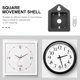 thumbnail image 3 of Reloj Varedilla trasera de la pared de la pared de pared de la pared Mecanismo de reloj Back Back Protective con gancho, 3 of 5