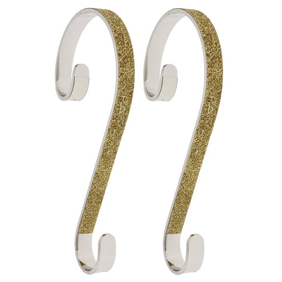 Haute Decor Stocking Scrolls ® - Glitter Gold, Size: 2 Pack