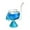 Blue 1, variant on Bird Bam Glasses Set of 5 â 5oz Bird Shaped Glass, Unique Glass for Champagne, Mixed Drinks, Party Wedding Decor