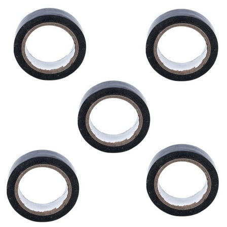 5pcs 19mm x 10M Duct Waterproof Tape, Black