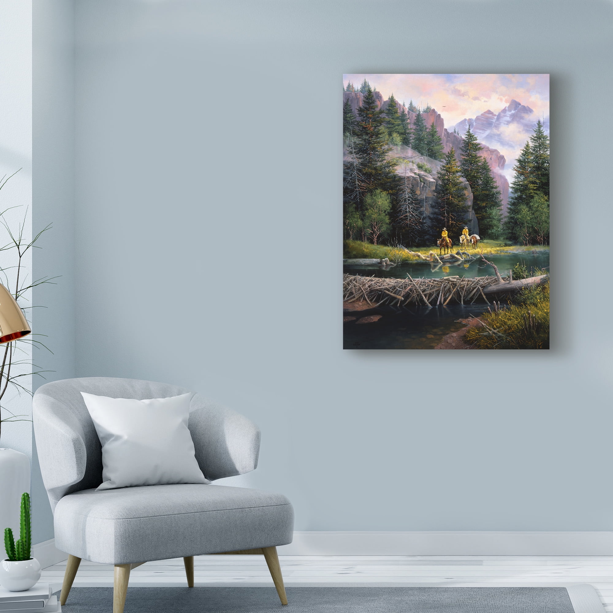 Trademark Fine Art 'Lure of the Rockies' Canvas Art by Jack Sorenson