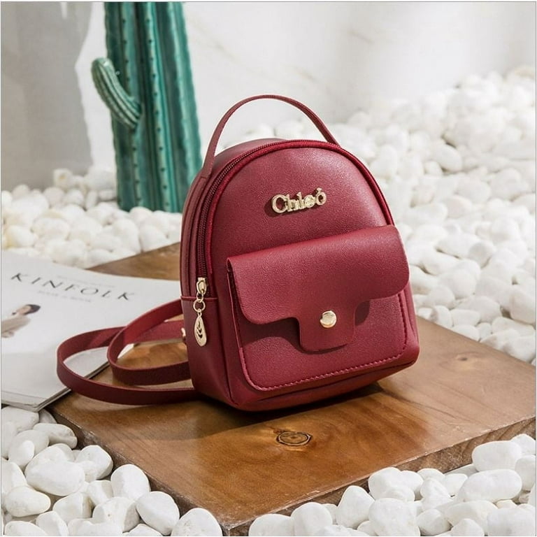 Women's Mini Leather Backpack