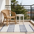thumbnail image 1 of Modern Striped Area Rug for Living Room Bedroom Kitchen Entryway with Hand Woven Softness and Easy Clean Design, 1 of 9