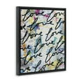 thumbnail image 4 of Stupell Industries Love Words Pattern Typography Painting Black Floater Framed Art Print Wall Art, 17 x 21, 4 of 10
