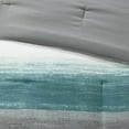 thumbnail image 5 of Madison Park Essentials Saben 9 Piece Comforter Set with Cotton Bed Sheets Aqua, 5 of 6