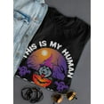 thumbnail image 3 of This Is My Human Costume. Husky T-Shirt Women -Image by Shutterstock, Female 5X-Large, 3 of 4