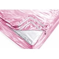 thumbnail image 3 of Silk Zip On Fitted Sheets Cal King Size 72X84 - Includes 2 Zip On Sheets +1 Bottom Fitted Base - Fit's 16” In Deep Pocket - Easy to Use,Soft,Smooth -Fitted Sheet -Babypink - Color, 3 of 9