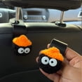 thumbnail image 2 of MaPctSy Car Hook Soot Sprite Plush Vehicle Hooks for Purses and Bags, 2pcs, 2 of 6
