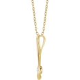 thumbnail image 2 of 14K Yellow 1/6 CTW Diamond 16-18" Infinity-Inspired Necklace in 14k Yellow Gold, 2 of 5
