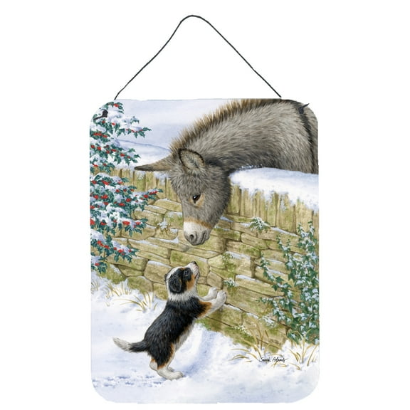 Pup and Donkey Wall or Door Hanging Prints