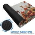 thumbnail image 6 of Happy Thanksgiving Fall Pumpkin Sunflower Large Gaming Mouse Pad Extended Mousepad Gaming with Stitched Edges, Non-Slip Base, Water Resist Keyboard Pad for Gamer, Office & Home, 31.5 X 11.8 in, 6 of 7