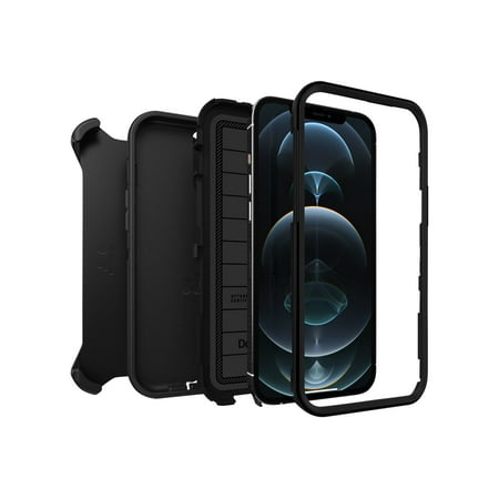 OtterBox - Defender Series Pro Carrying Case for Apple® iPhone® 12 Pro Max - Black