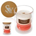thumbnail image 3 of Violet Scented Candles for Home - Jar Candles 8.4 oz - Wooden Wick Candles - Candles Gifts for Women - Aromatherapy Candles, 3 of 6
