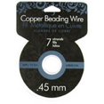 Cousin DIY Copper Metal Beading Wire, Jewelry Stringing, 40 ft Spools
