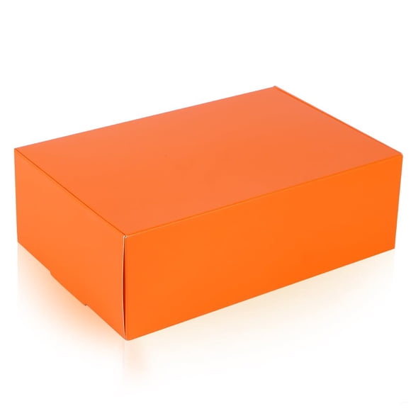 Caja de regalo NEWSNOW, 23 x 15 x 8 cm, 10 unidades, color naranja