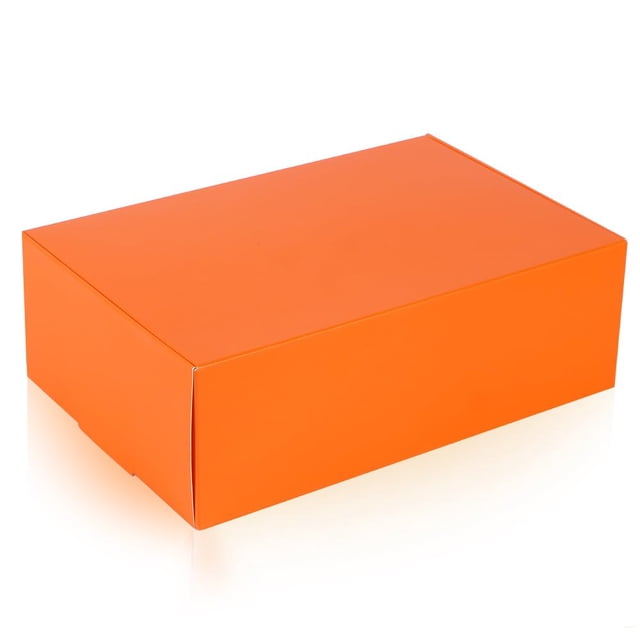 Caja de regalo NEWSNOW, 23 x 15 x 8 cm, 10 unidades, color naranja