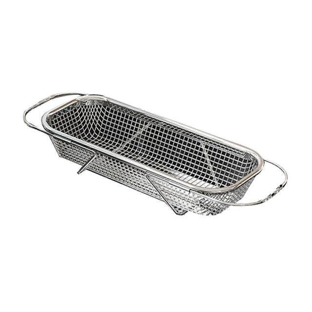 Rustproof Stainless Steel Expandable Sink Drainer Dish Rack Adjustable Kitchen Organizers for Utensils XL
