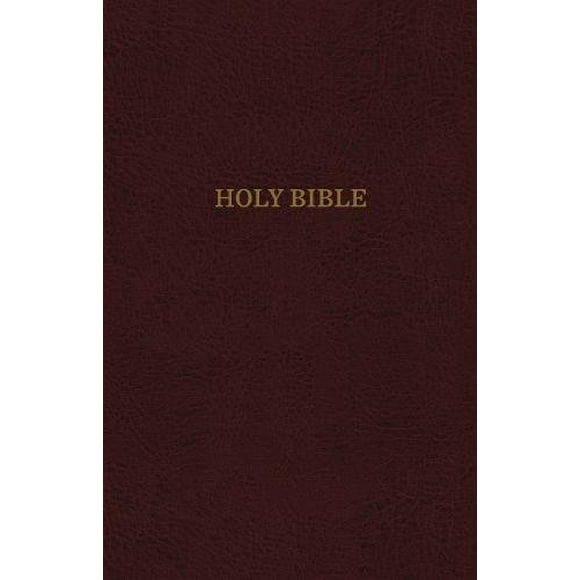 KJV Thinline Référence Bible (6844BRG Bourgogne Leatherflex)