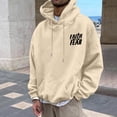thumbnail image 3 of MHFRRA Sudaderas y Sudaderas para Hombre, Jersey de Manga Larga con Estampado para Uso Casual, Actividades Al Aire Libre y Comodidad En El Hogar Beige, 3 of 6