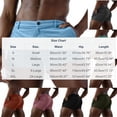 thumbnail image 2 of LEKWK Short Shorts for Men Corduroy Stretch Slim Fit Low Rise Button Waist Casual Shorts with Pockets Fitted Athletic Shorts Running Club Daily Wear Black XXL, 2 of 4