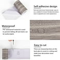 thumbnail image 3 of Triani 16.4Ft Wood Border Wallpaper Peel&Stick Wood Grain Wallpaper Removable Waterproof Self Adhesive Wallpaper for Bedroom Home Decor Mirror Frame Border(Grey), 3 of 7
