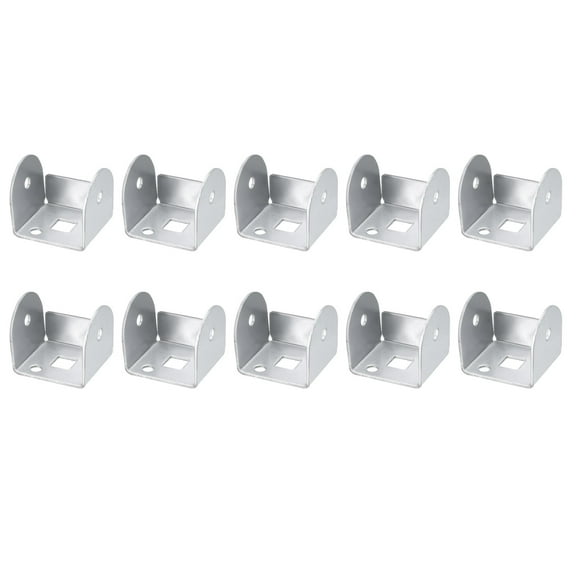 10pcs U Bracket for 1.34" Panels, 32x34x30mm Metal U Shaped Fasteners Brackets