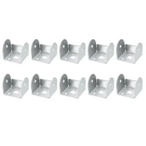 10pcs U Bracket for 1.34" Panels, 32x34x30mm Metal U Shaped Fasteners Brackets