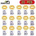 thumbnail image 2 of With battery LED String Lights Copper Silver Wire Garland Light Fairy Lights Party Decoration For Christmas Wedding 1/2/3M, 2 of 5