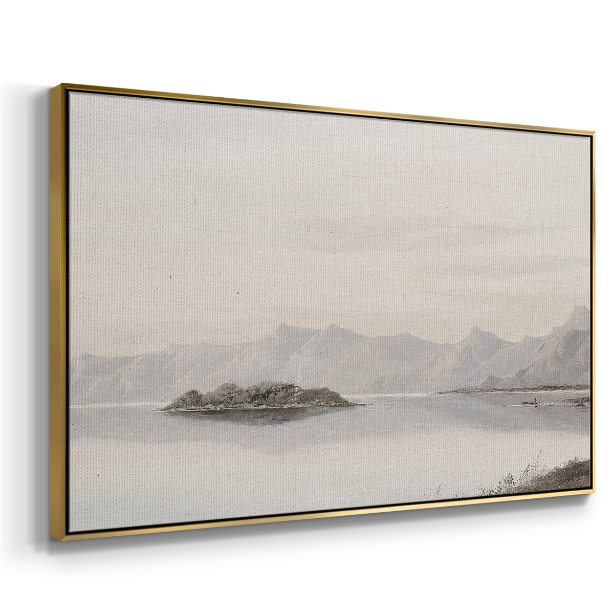 Vintage Landscape-CCCXXXVII By Wexford Home Framed in Gold Wood Gallery Wrapped Canvas 17 in. x 25 in.