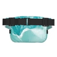 thumbnail image 3 of Fotbe Teal Turquoise 1 Cangurera Cuadrada con Estampado de Doble Capa, Bolsa de Cintura Ajustable Mini para Hombres y Mujeres, 3 of 9