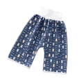 thumbnail image 2 of Herrnalise BABY Waterproof Diaper Skirt for Potty Training Overnight Diaper Skirt for Toddler Boys and Girls Navy, 2 of 8