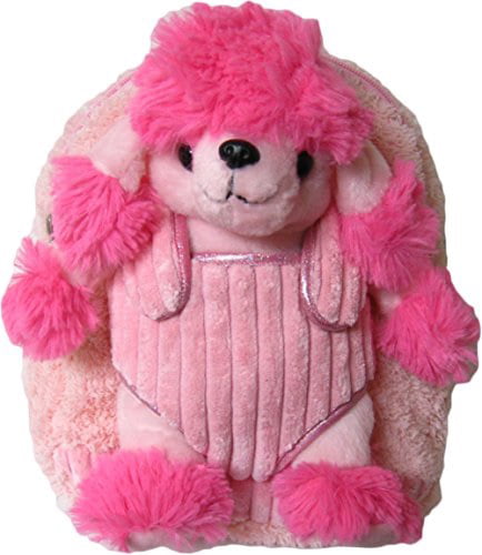 pink stuffed poodle