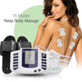 thumbnail image 3 of Estimulador muscular eléctrico con botón ruso/inglés, masajeador de terapia, pulso Tens, acupuntura, cuerpo completo, masaje Ems, cuidado de relajación kaili Sencillez, 3 of 5