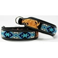 thumbnail image 3 of Medium 17''- 21'' Dog Puppy Collar Genuine Cow Leather Padded Canine  60141, 3 of 4