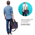 thumbnail image 4 of FORMRS Insulated Cooler Bag 24 Cans Capacity Soft Leakproof Lunch Box with Side Pockets, Violet Blooms Pattern, 4 of 7