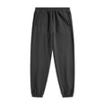thumbnail image 1 of Pantalones largos para hombre, color liso, informales, con cordón en el tobillo, pantalones largos para hombre, 1 of 3