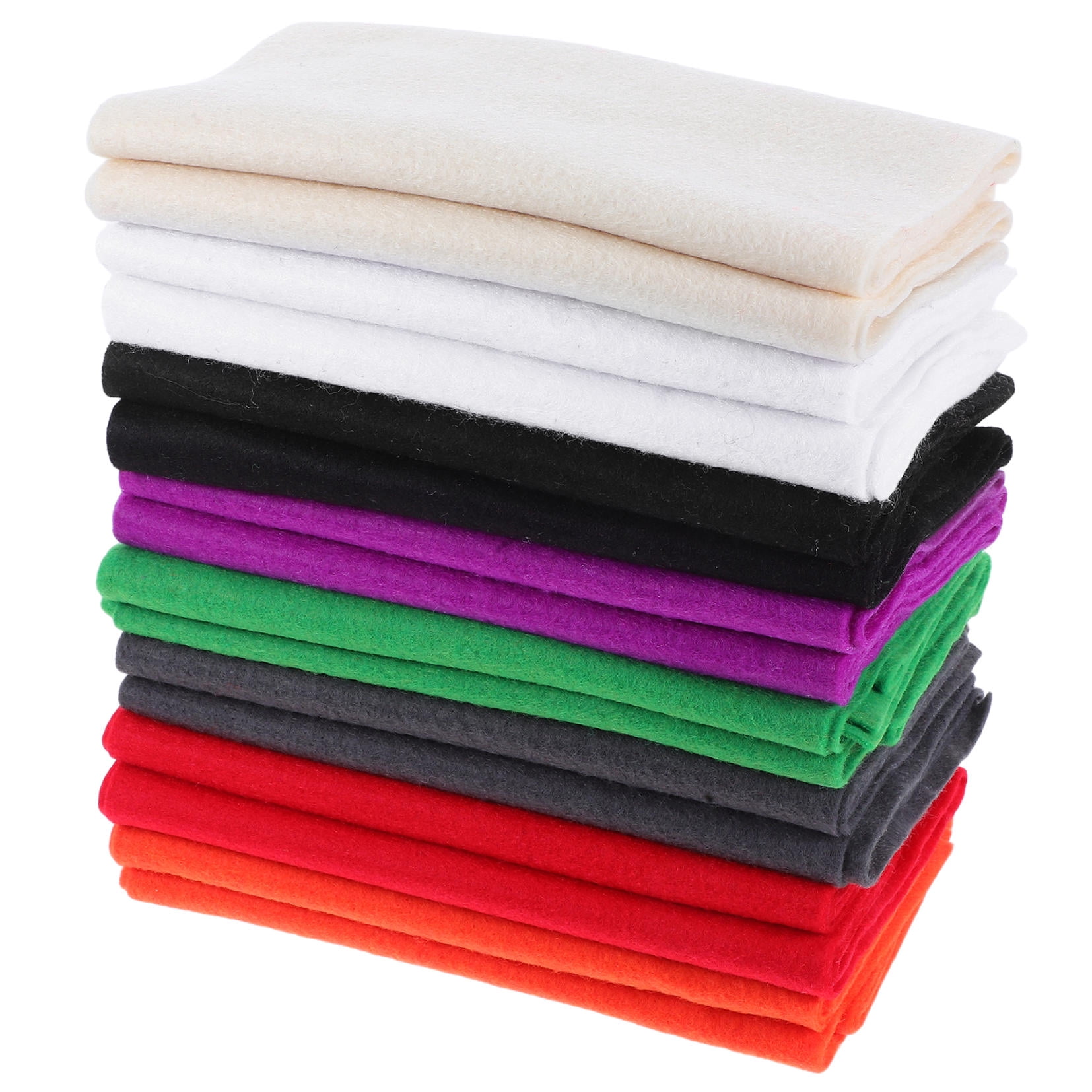Raindrops 16pcs Craft Felt Sheets for Projects, Sewing, School Crafts, and Handmade Designs with Versatile Material