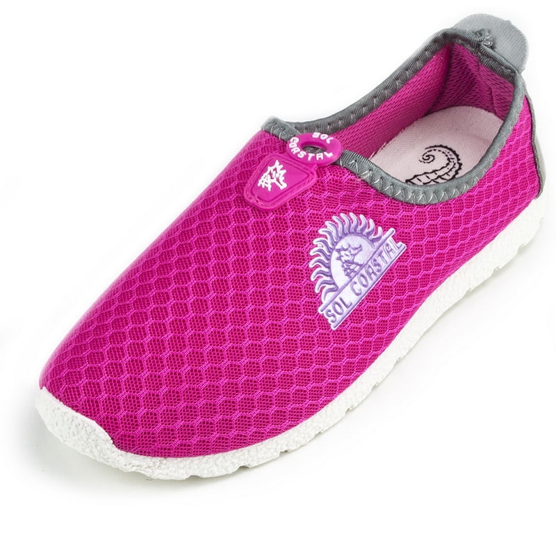 solcoastal Brybelly Pink Women's Shore Runner Water Shoes, Size 6